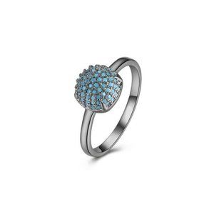 Womens Multi-Stud Genuine Turquoise Gemstone Ring